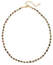 Load image into Gallery viewer, Simple Semi Precious Stone and 24K Gold Plate Necklace- N2-2389

