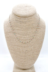 Miyuki Seed Bead Tiny Chain Necklace -Mini Collection-