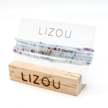 Load image into Gallery viewer, Delicate Faceted Mini Semi Precious Stone Mix Beaded Necklace - N9-001
