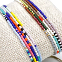 Load image into Gallery viewer, Bright and Colorful Seed Bead Bracelet
