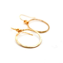 Load image into Gallery viewer, Delicate Small Gold Hoop Earrings - E1-002
