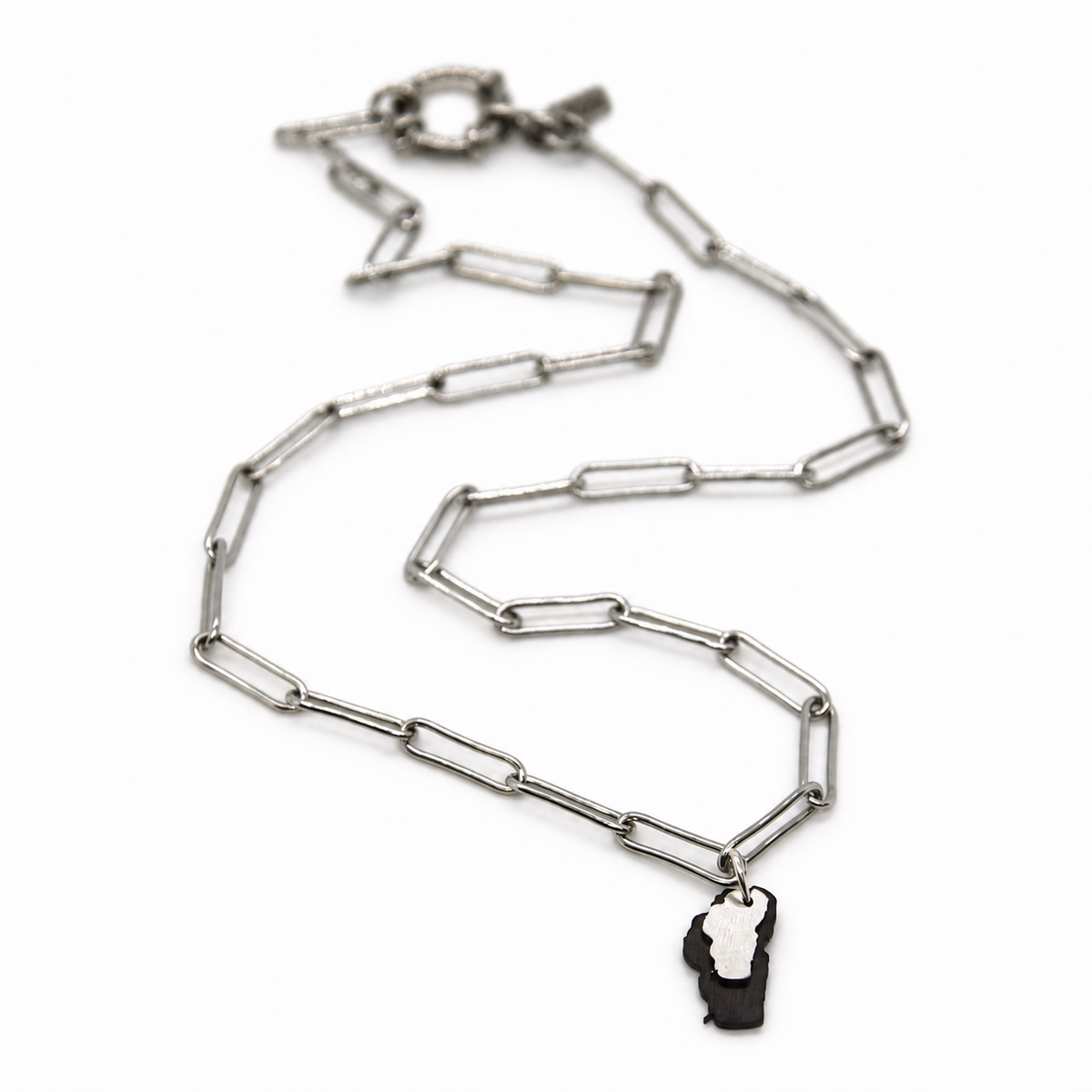 Lake Tahoe Double Mini Charm Necklace - NT-003A