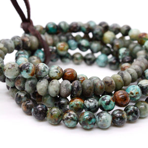 African Turquoise Stone Luxury Stack Bracelet - BL-AF2