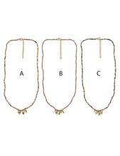 Load image into Gallery viewer, Delicate Stone Charm Necklace - N2-2583
