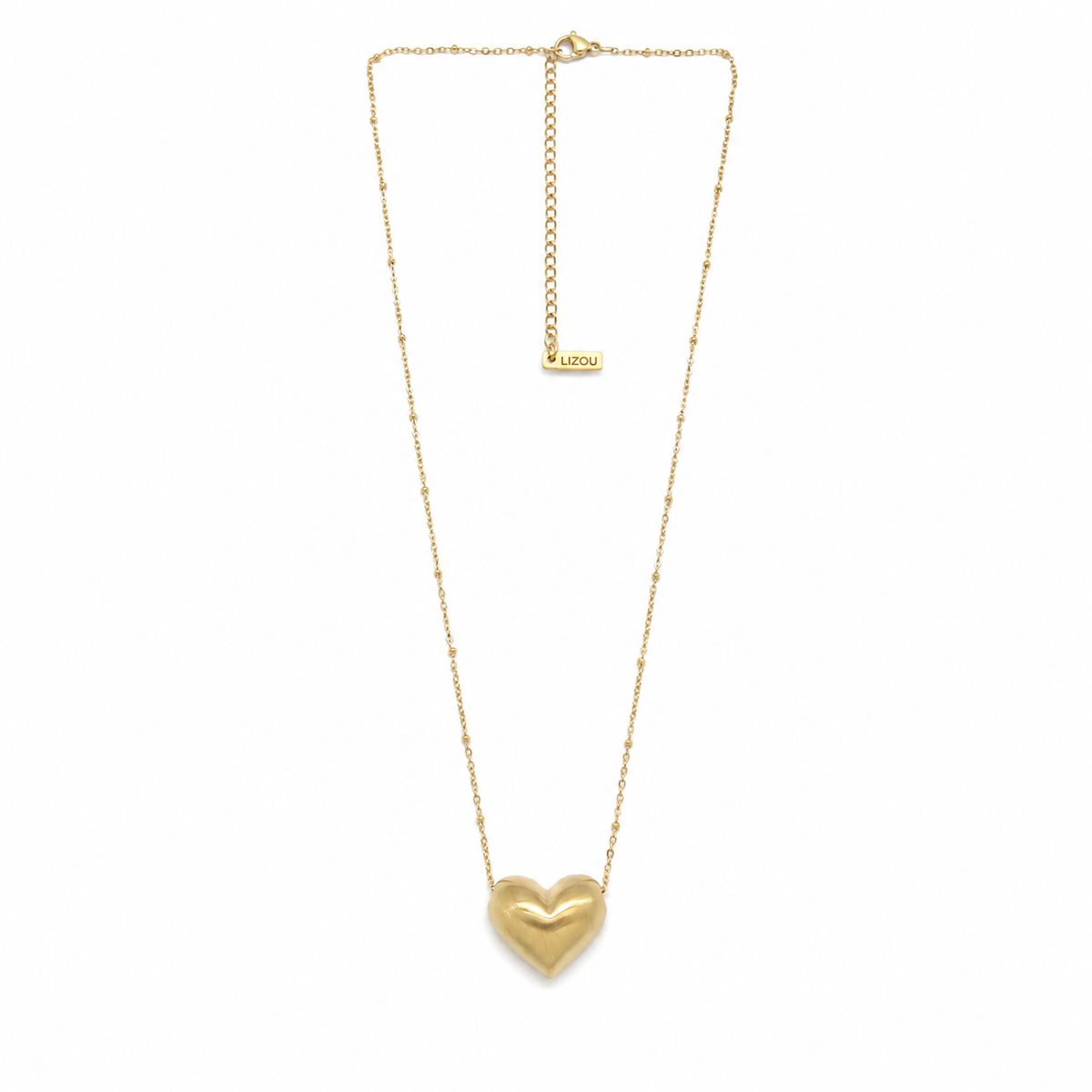 Simple Gold Heart Necklace - N2-2783