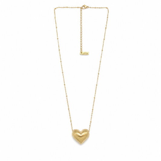 Simple Gold Heart Necklace - N2-2783