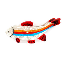 Load image into Gallery viewer, Rainbow Trout Fish Hairclip
