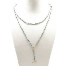 Load image into Gallery viewer, Faceted African Turquoise Stone Necklace or Bracelet -  N2-2662
