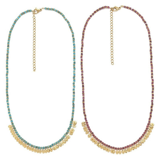 Mini Gold Fringe Necklace - N2-2651