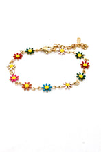 Load image into Gallery viewer, Field of Flowers Chain Bracelet -French Flair Collection-
