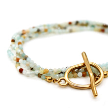 Load image into Gallery viewer, Luxury Faceted Long Amazonite Necklace or Bracelet - N9-313
