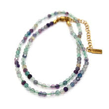 Load image into Gallery viewer, Short Fluorite Stone Necklace - N9-200FL
