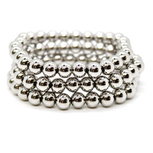 Load image into Gallery viewer, Plain and Classy Silver Stretch Bracelet - B4-031SS

