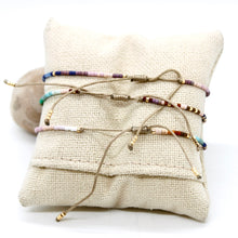Load image into Gallery viewer, Bundle of Three Subtle Seed Bead Bracelets - B8-039
