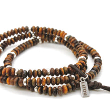 Load image into Gallery viewer, Tiger&#39;s Eye + Silver Bracelet Bundle
