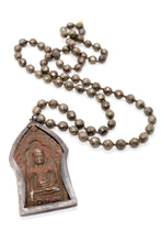 Load image into Gallery viewer, Large Buddha Pyrite Necklace -Buddha Collection-
