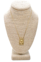 Load image into Gallery viewer, 24K Gold Plate Burning Heart Charm Necklace
