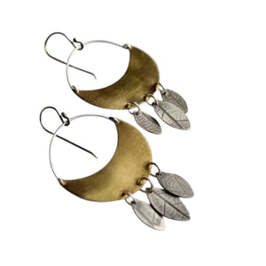 Three Leaf Dangle Earrings - E9-099