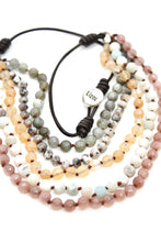 Load image into Gallery viewer, Semi Precious Stone Multi Strand Short Necklace - NLS-M1
