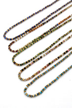 Load image into Gallery viewer, Mini Gold Nugget and Faceted Stone Single Strand Necklace - N2-2618

