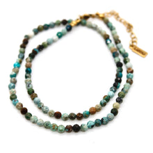 Load image into Gallery viewer, Short Hubei Turquoise Stone Necklace - N9-200HT
