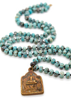 Load image into Gallery viewer, Thai Buddha Amulet on Ocean Jasper -Buddha Collection-
