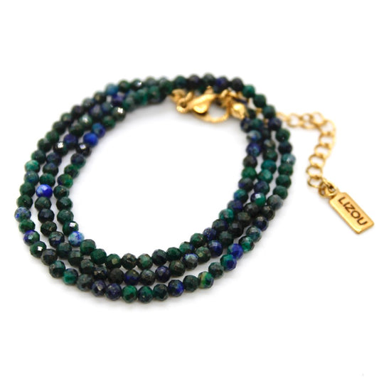 Short Phoenix Lapis Stone Necklace - N9-200PL