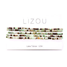 Load image into Gallery viewer, Delicate Faceted Mini Semi Precious Stone Beaded Necklace - N9-110
