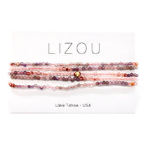 Load image into Gallery viewer, Delicate Faceted Mini Semi Precious Stone Mix Beaded Necklace - N9-008

