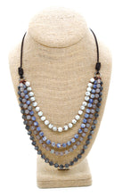 Load image into Gallery viewer, Semi Precious Stone Multi Strand Short Necklace - NLS-M20
