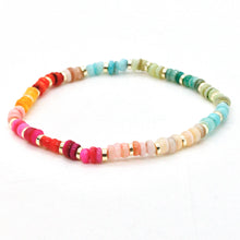 Load image into Gallery viewer, Summer Rainbow Beaded Bracelet B8-021 -Seeds Collection-
