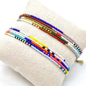 Bright and Colorful Seed Bead Bracelet