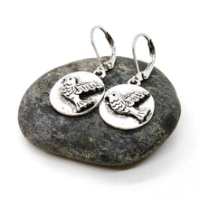 Load image into Gallery viewer, Flying Dove Small Earrings
