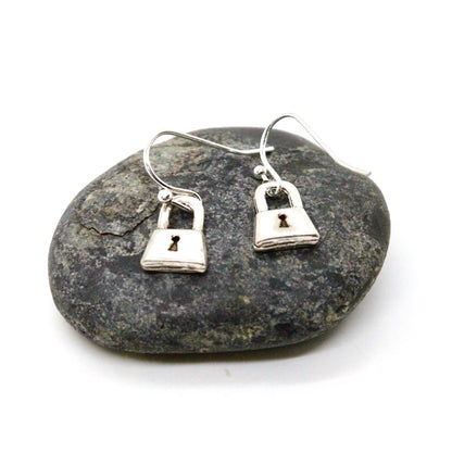 Lock and Key Small Earrings - E9-030