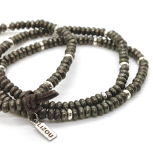 Load image into Gallery viewer, Pyrite + Silver Bracelet Bundle
