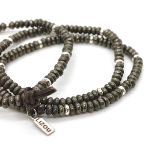 Pyrite + Silver Bracelet Bundle