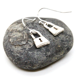 Lock and Key Small Earrings