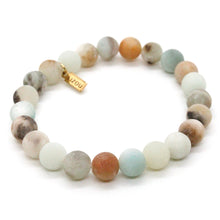 Load image into Gallery viewer, Matte Amazonite 8mm Stretch Bracelet -Stone Collection-
