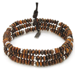 Tiger's Eye + Silver Bracelet Bundle