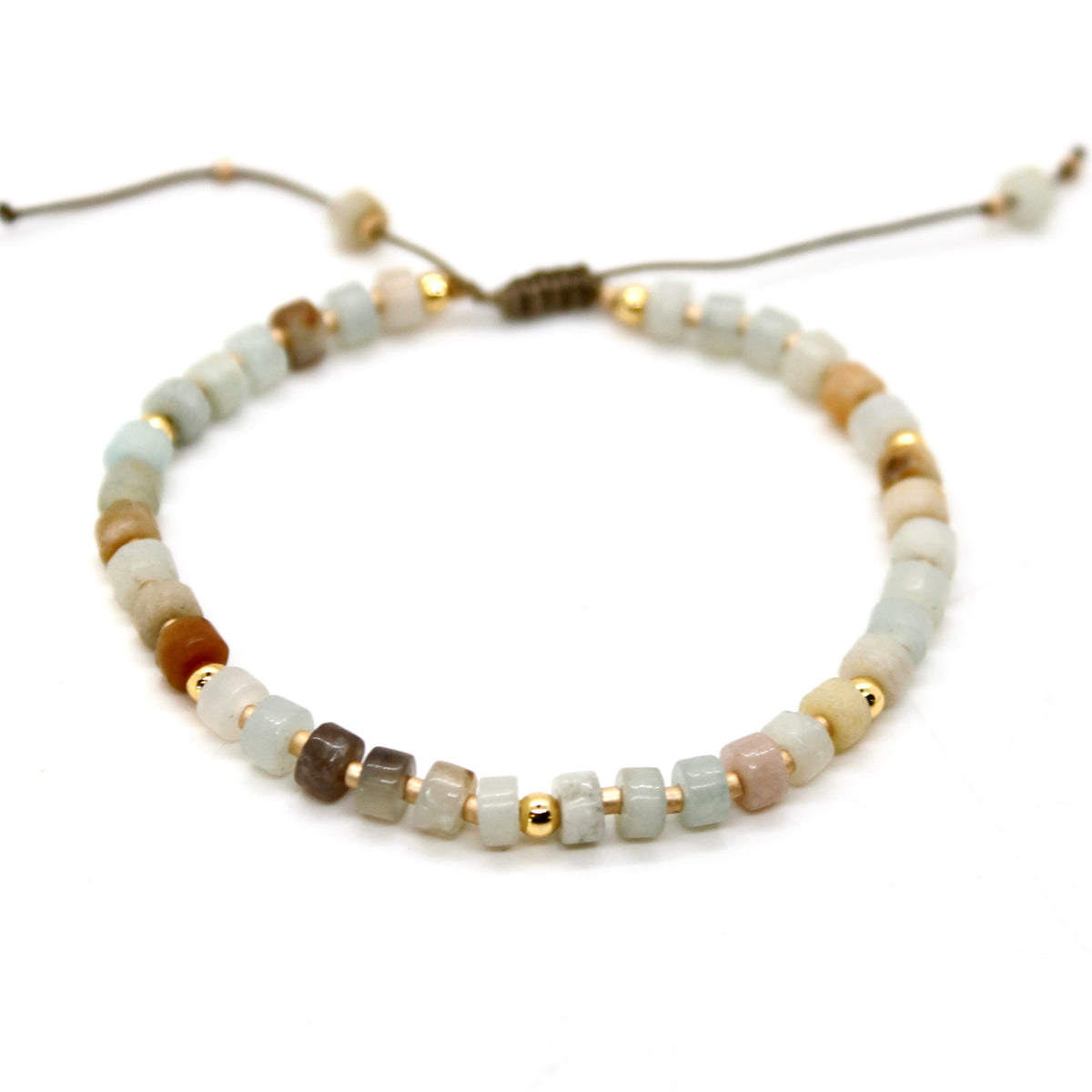Amazonite Single String Bracelet - B7-018A