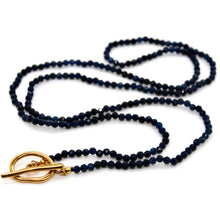 Load image into Gallery viewer, Luxury Faceted Long Sapphire Necklace or Bracelet - N9-302
