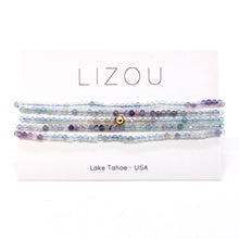 Load image into Gallery viewer, Delicate Faceted Mini Semi Precious Stone Mix Beaded Necklace - N9-001
