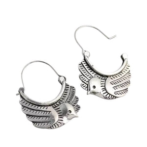 Silver Bird Dangle Earrings - E9-090