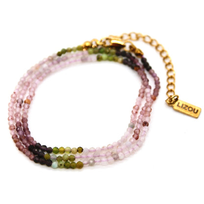 Short Gradient Stone Necklace - N9-200G3