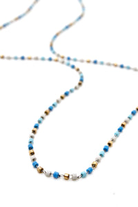 Miyuki Seed Bead Tiny Chain Necklace -Mini Collection-