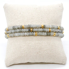 Load image into Gallery viewer, Labradorite + Gold Bracelet Bundle
