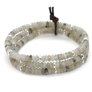 Labradorite + Silver Bracelet Bundle