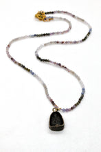 Load image into Gallery viewer, Mini Faceted Stone Buddha Short Necklace -The Buddha Collection-
