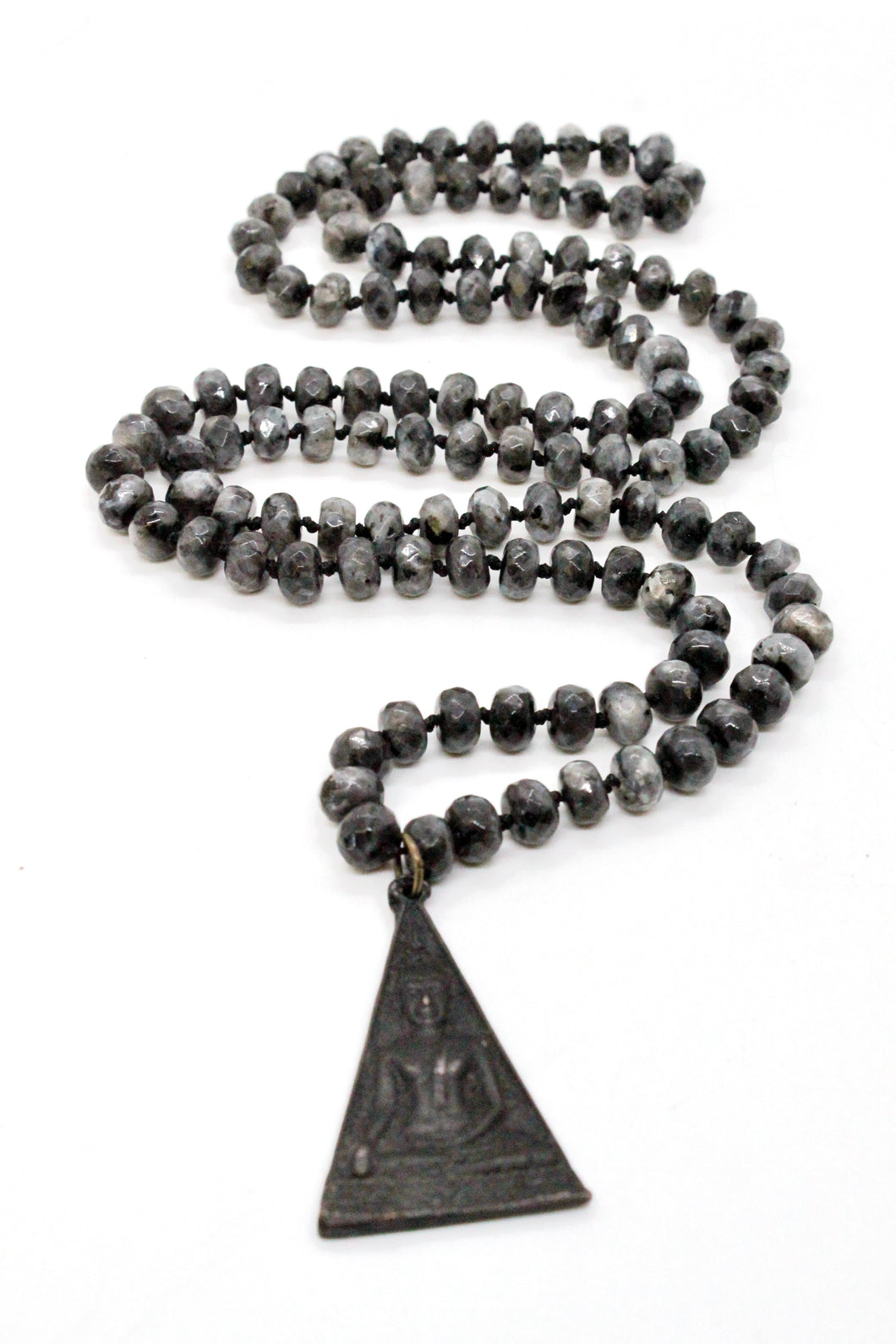 Black Buddha Stone Necklace -Buddha Collection-