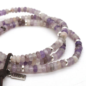 Amethyst + Silver Bracelet Bundle